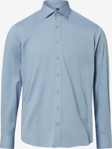 Nils Sundström Button Up Shirt in Blue: front