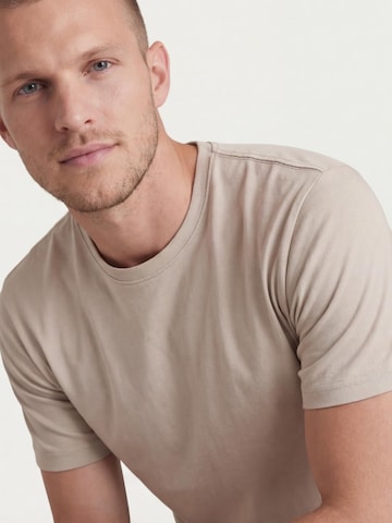 Antargo Shirt 'Basic T-Shirt' in Beige