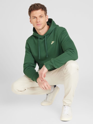 Felpa 'Club Fleece' di Nike Sportswear in verde