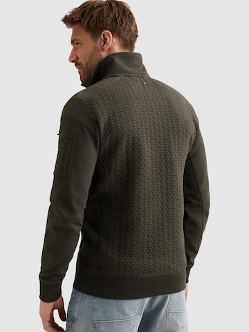 Felpa 'PME LEGEND - Sweat jacket with textures and flight pocket' di PME Legend in verde