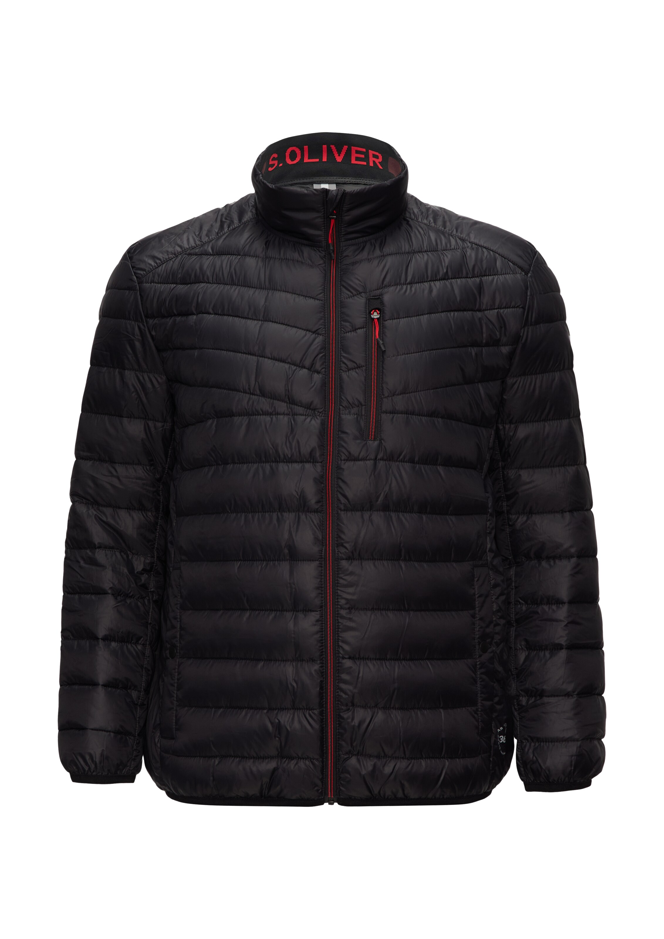 s.Oliver Jacke in Schwarz: Vorderseite