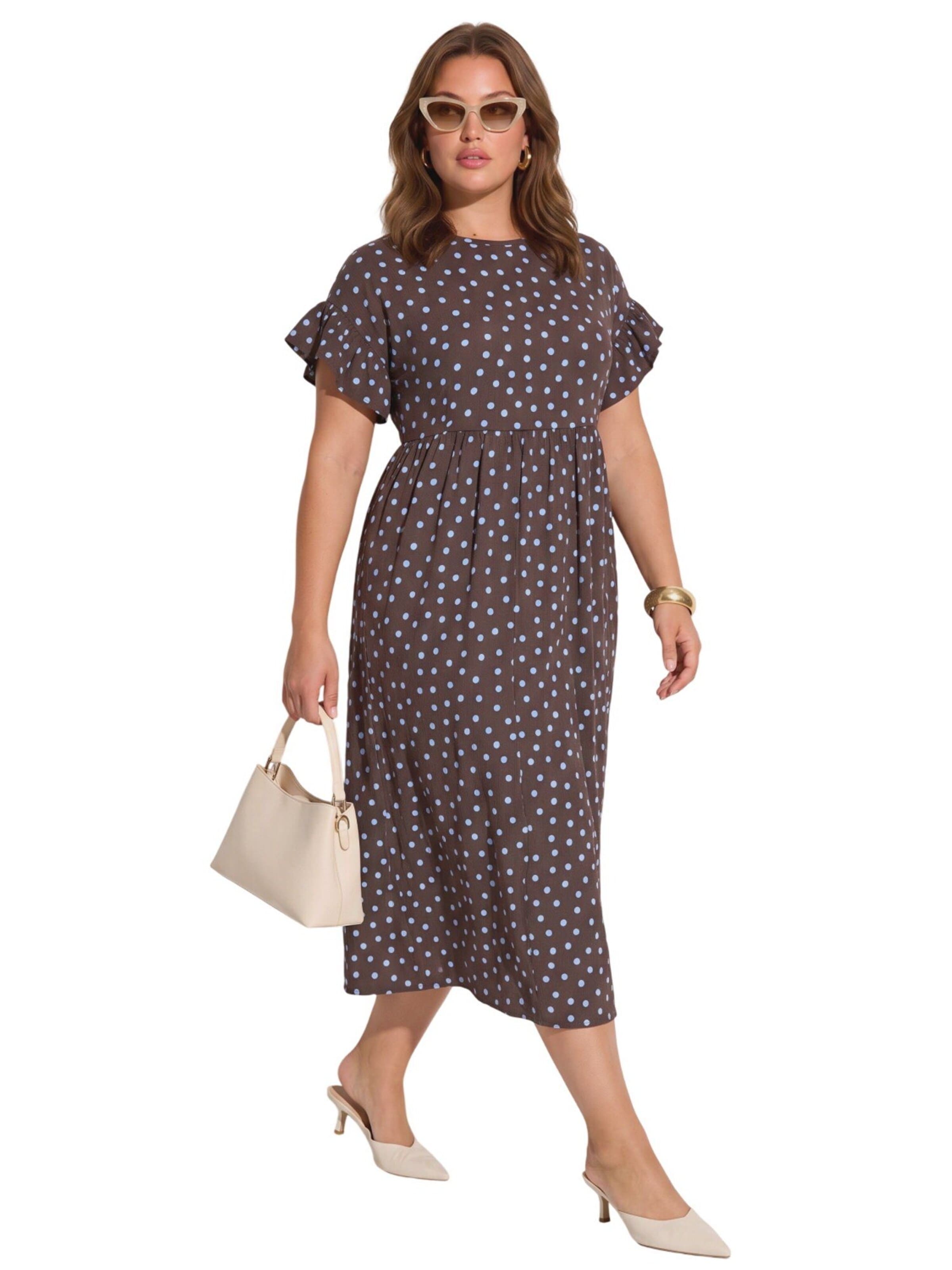 Shape Of You Dress in Brown