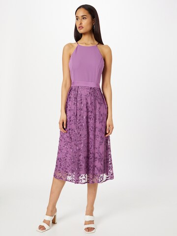 Robe de cocktail ESPRIT en violet : devant