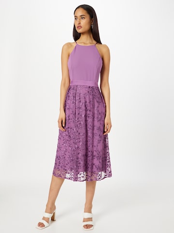 Robe de cocktail ESPRIT en violet : devant