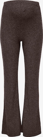 Pantalon 'OLMHALLE' Only Maternity en marron : devant