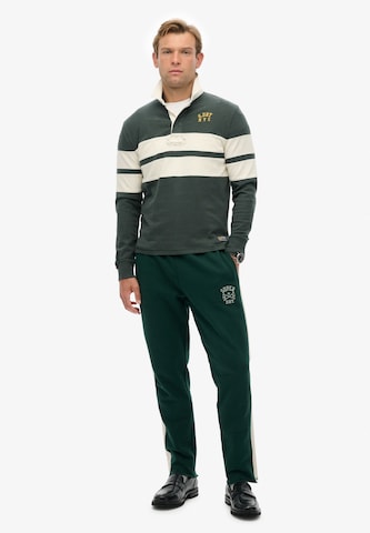 Coupe slim Pantalon 'Athletic Club' Superdry en vert
