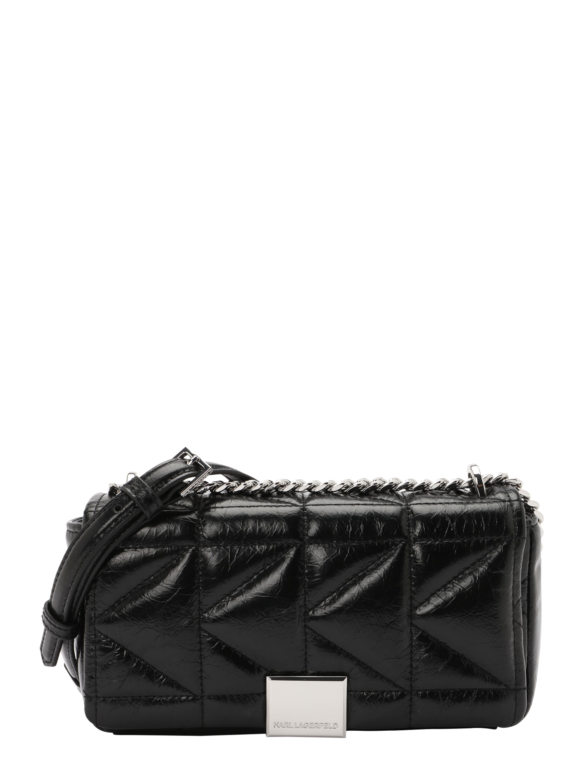 Karl Lagerfeld Taška přes rameno – černá: přední strana