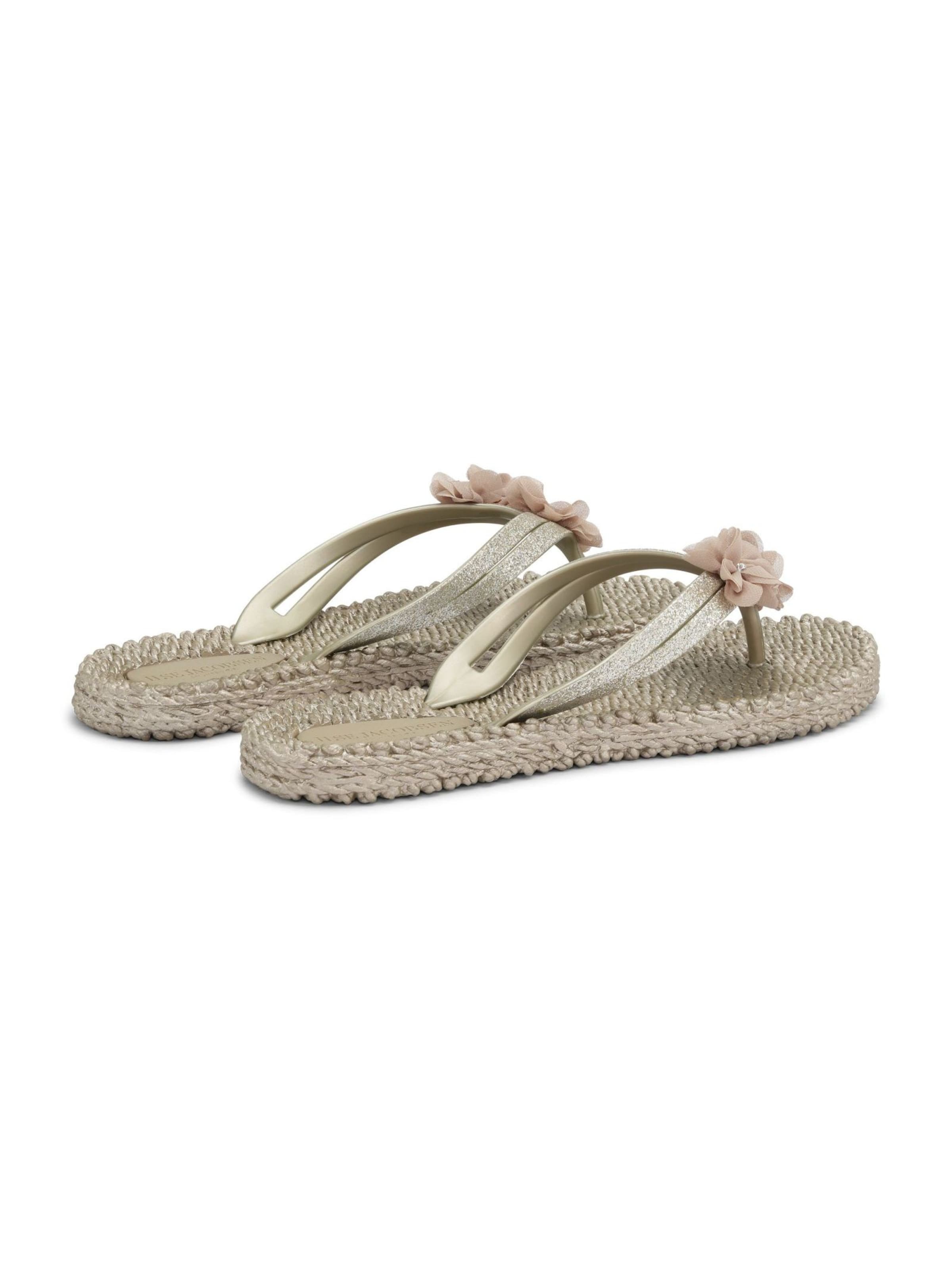 ILSE JACOBSEN T-bar sandals 'Cheerful18F' in Grey