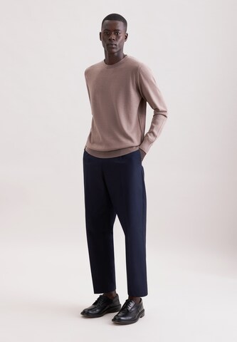 Pull-over 'Smart Knit' SEIDENSTICKER en marron