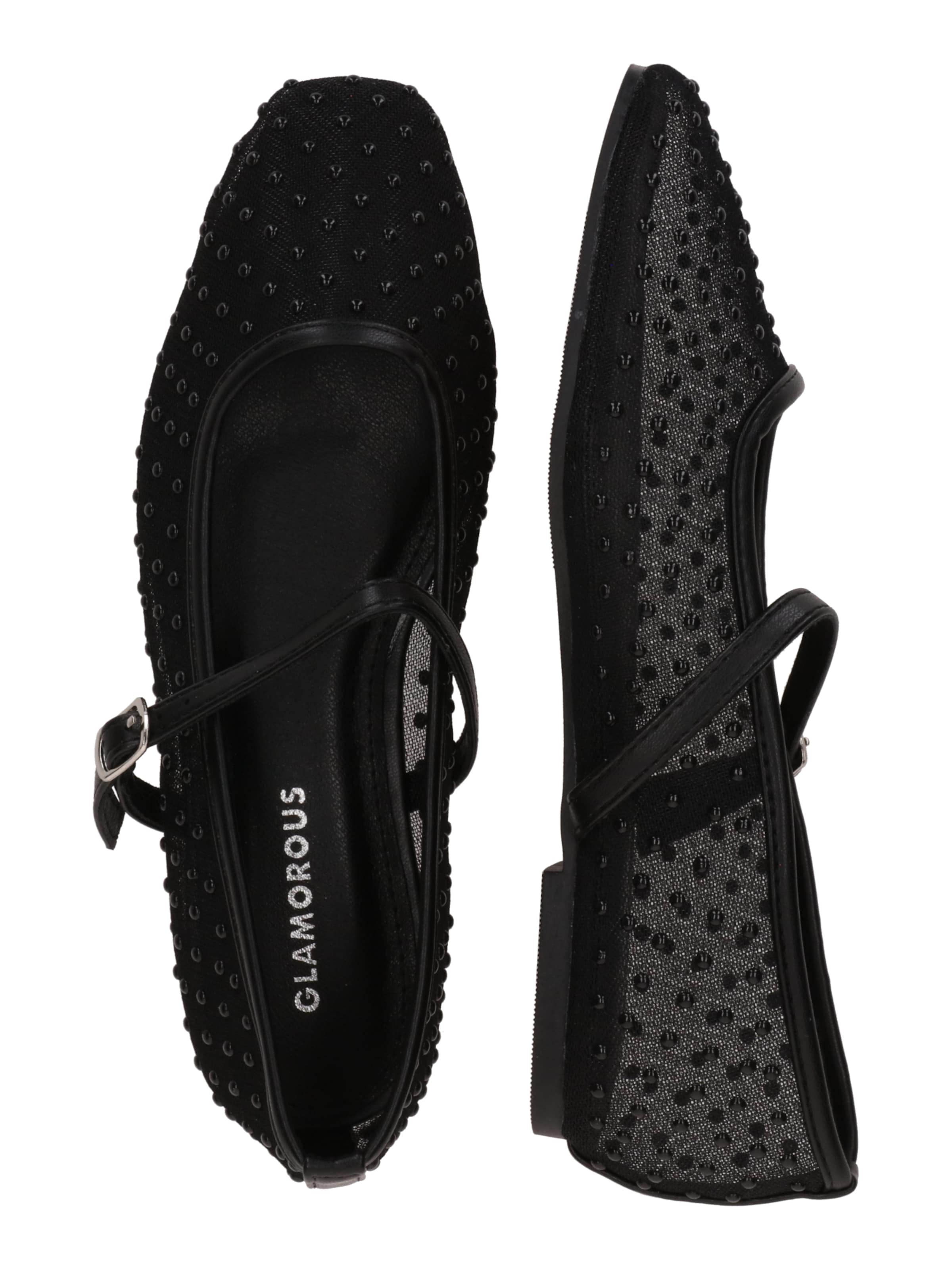 GLAMOROUS Балерина с каишка в черно