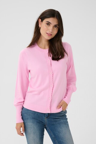 CULTURE Cardigan 'Annemarie' i pink: forside
