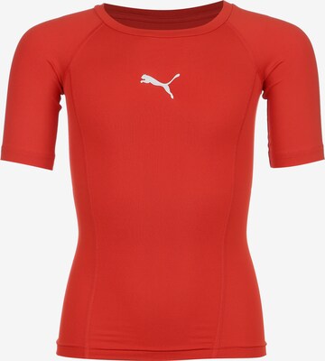 PUMA Performance Underwear in Red: front