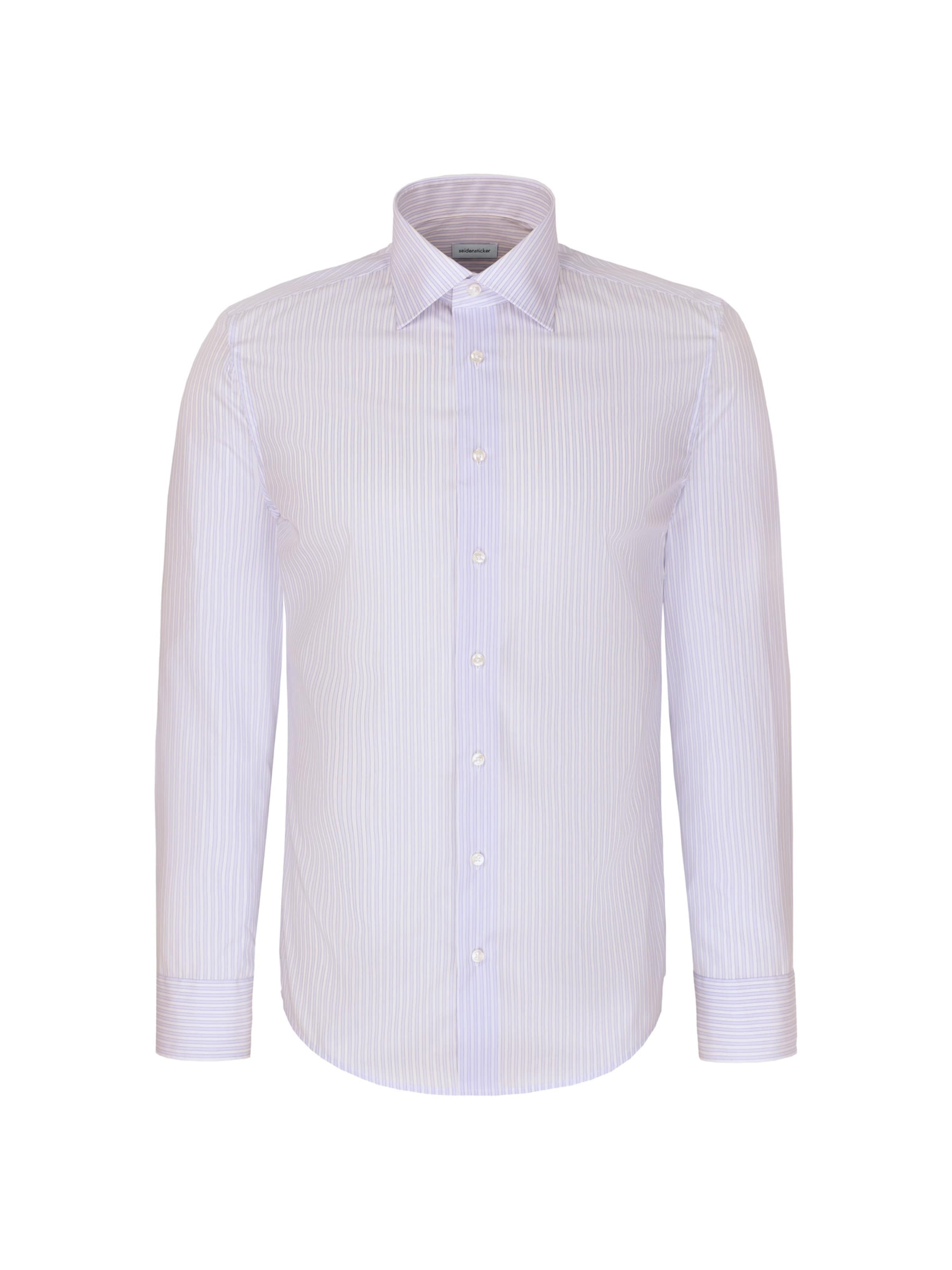 SEIDENSTICKER Slim Fit Hemd in Blau: Vorderseite