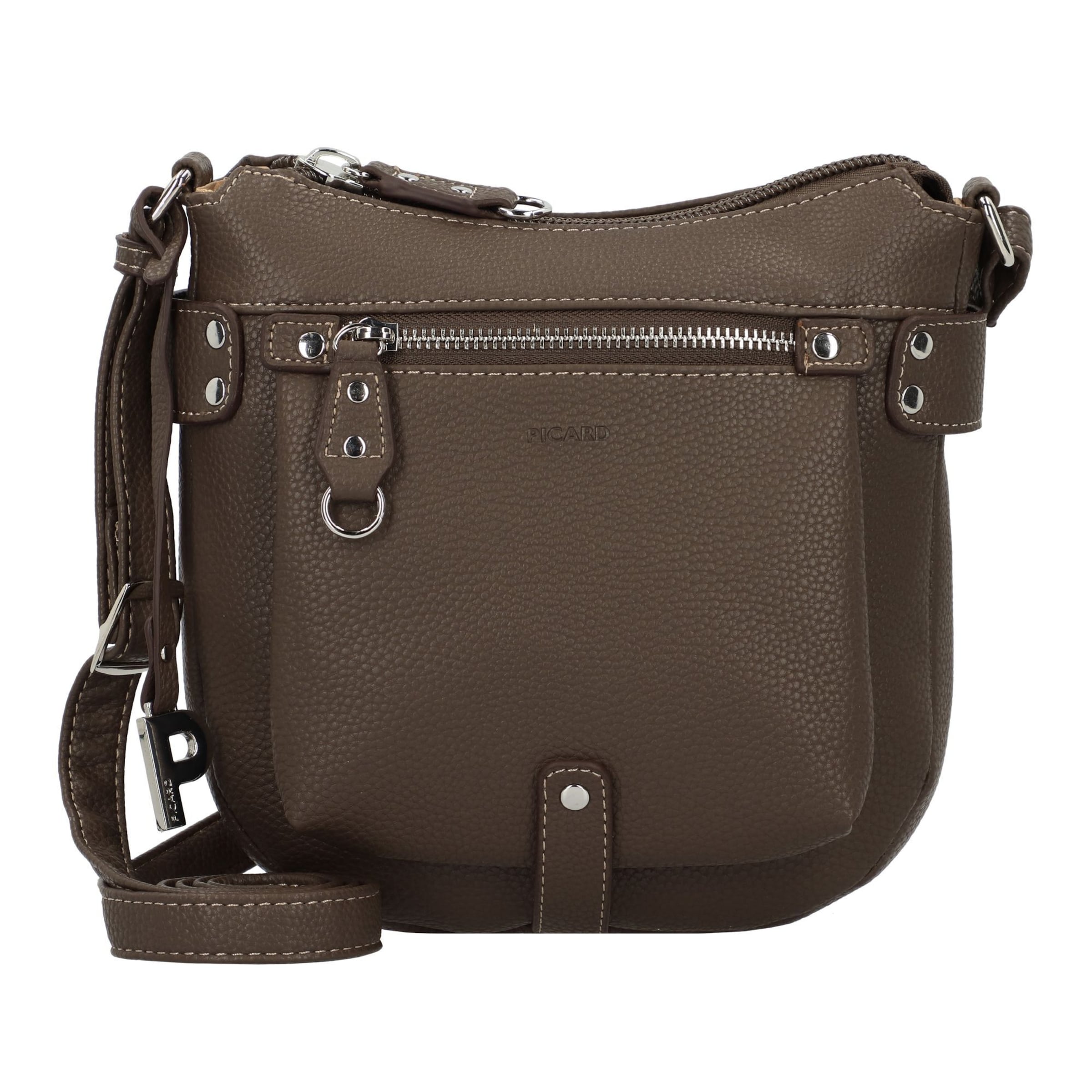 Picard Umhängetasche 'Loire' in Braun: Vorderseite