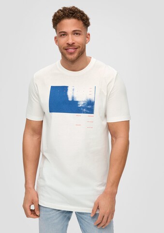 T-Shirt s.Oliver en blanc : devant