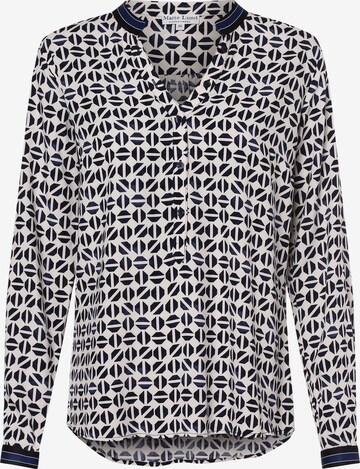 Franco Callegari Blouse in Blauw: voorkant