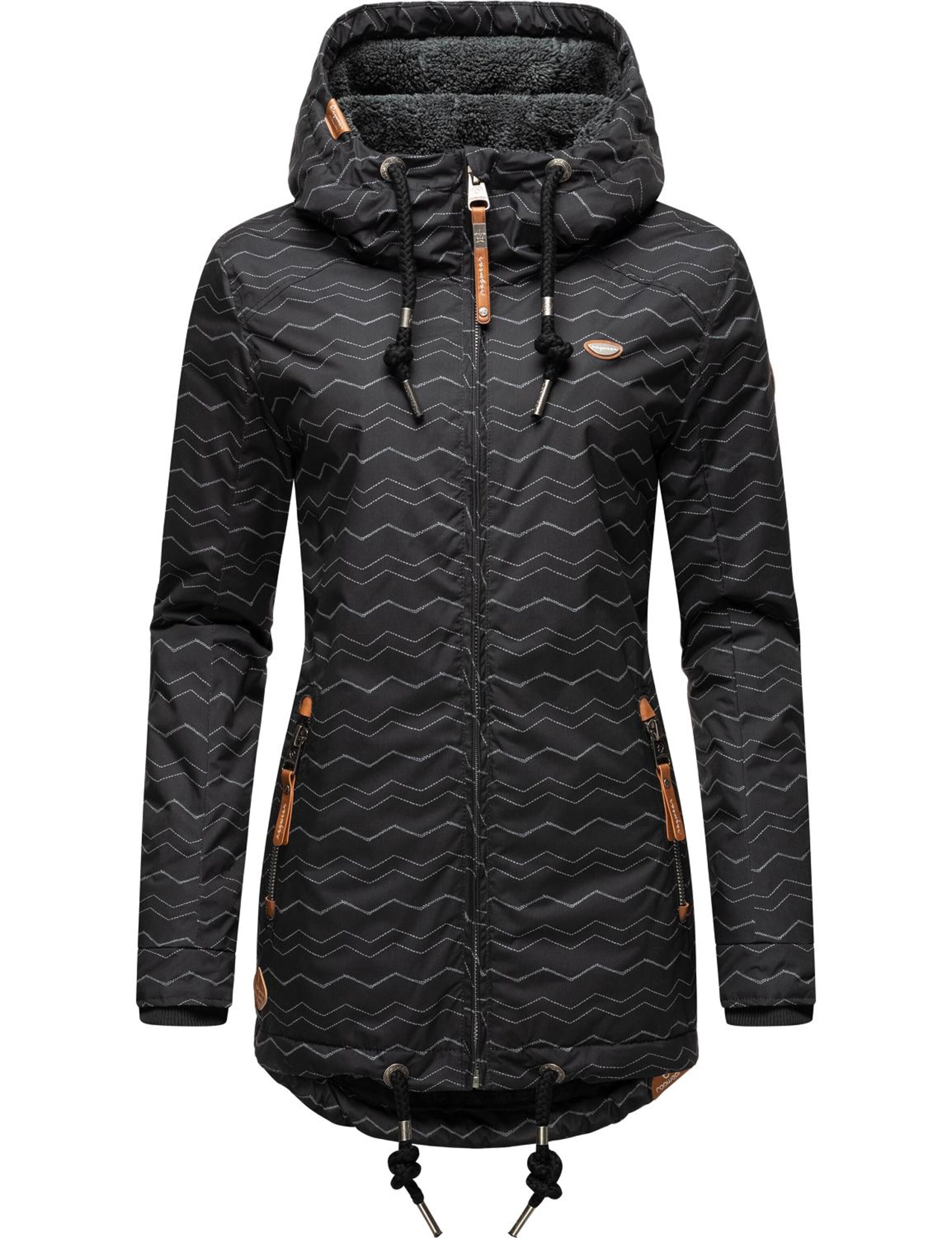 Ragwear Jacke 'Zuzka' in Schwarz