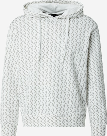 Sweat-shirt ARMANI EXCHANGE en blanc : devant