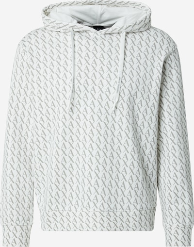 ARMANI EXCHANGE Sweater majica veličine S u svijetlosiva / bijela, Pregled proizvoda