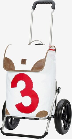 Andersen Shopper Trolley '360°' in Wit: voorkant