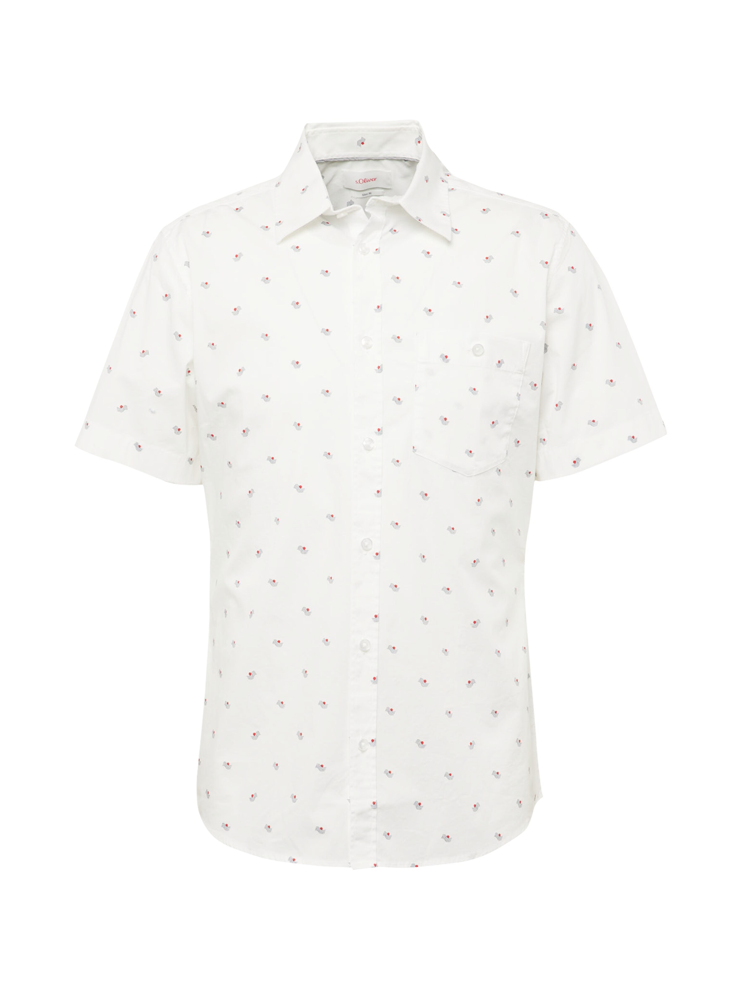 Chemise s.Oliver en blanc : devant