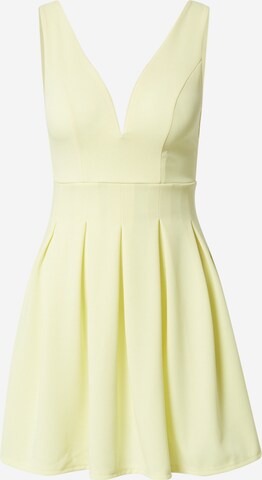 WAL G. Φόρεμα κοκτέιλ σε κίτρινο: μπροστά