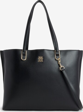 TOMMY HILFIGER Shopper 'Timeless' i sort: forside