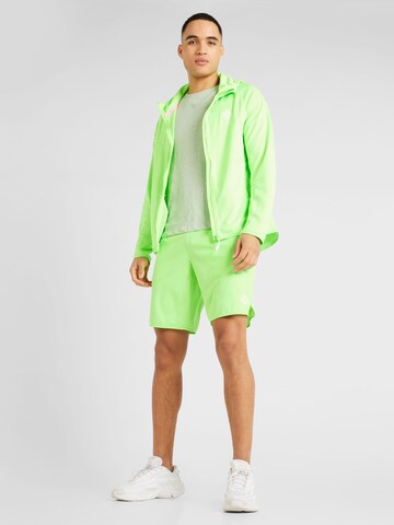 BIDI BADU Athletic Zip-Up Hoodie in Green