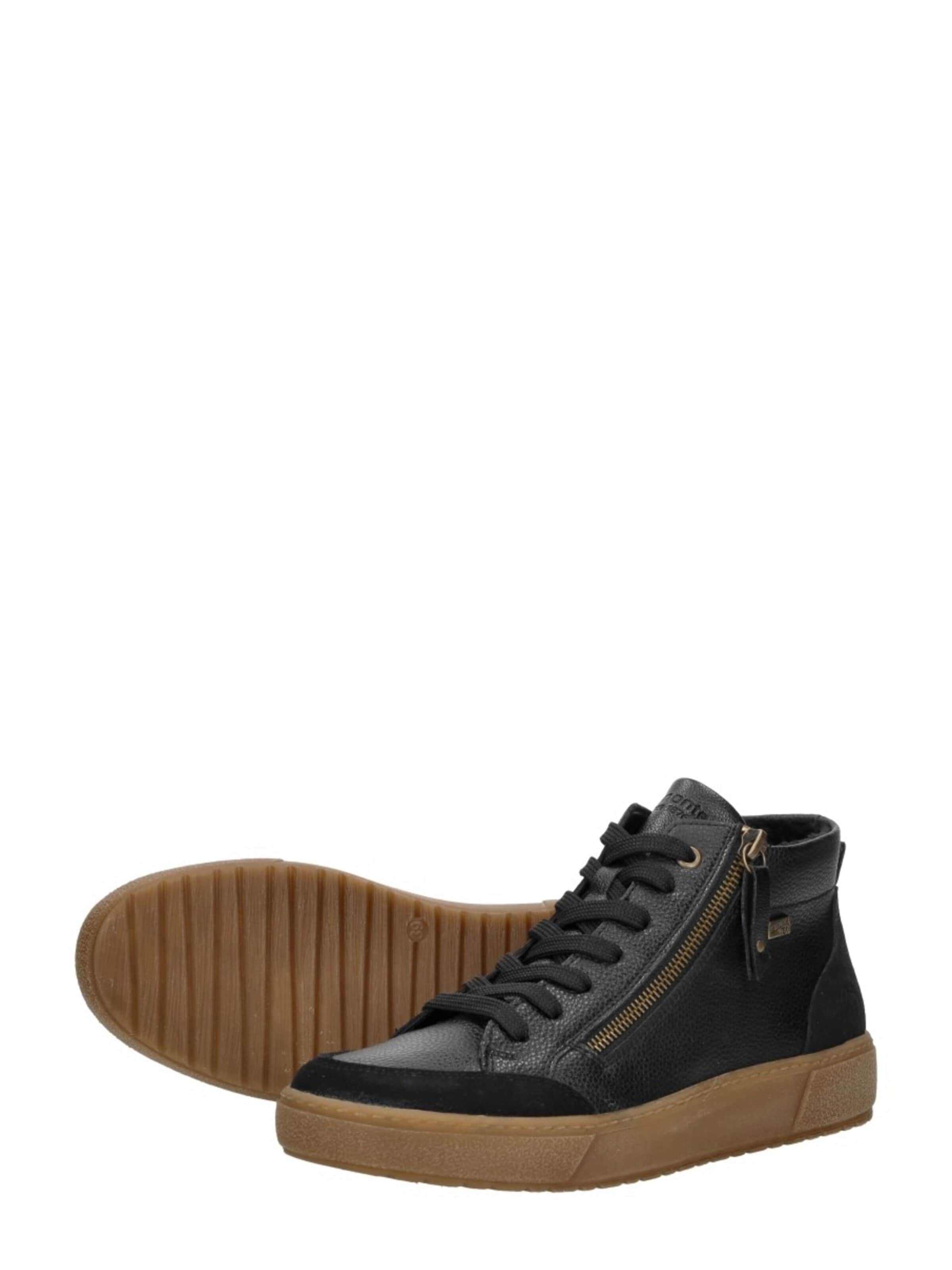 Chaussure à lacets 'Veterschoenen Hoog' REMONTE en noir