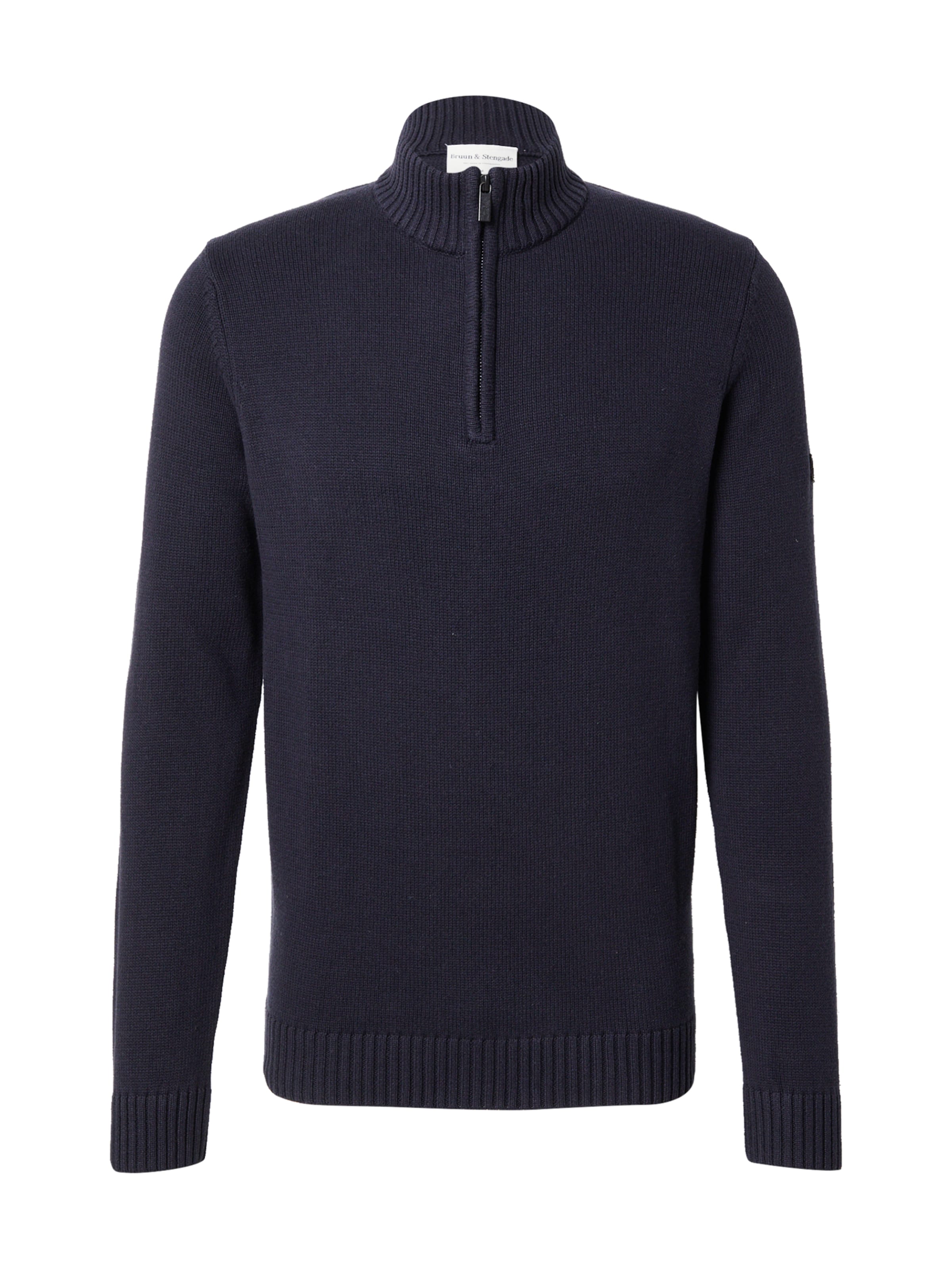 Pull-over 'Stian' Bruun & Stengade en bleu : devant