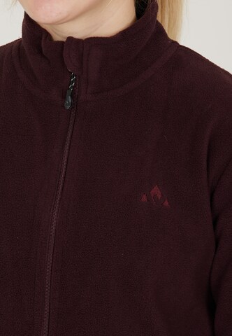 Whistler Athletic Fleece Jacket 'Cocoon' in Red