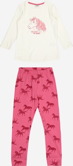 SALT AND PEPPER Pijama en rosa / rosa oscuro / blanco, Vista del producto