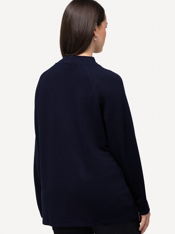 Ulla Popken Sweatshirt in Blauw