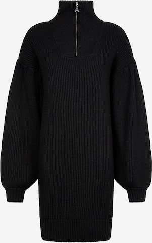 melns Karl Lagerfeld "Oversize" stila džemperis: no priekšpuses