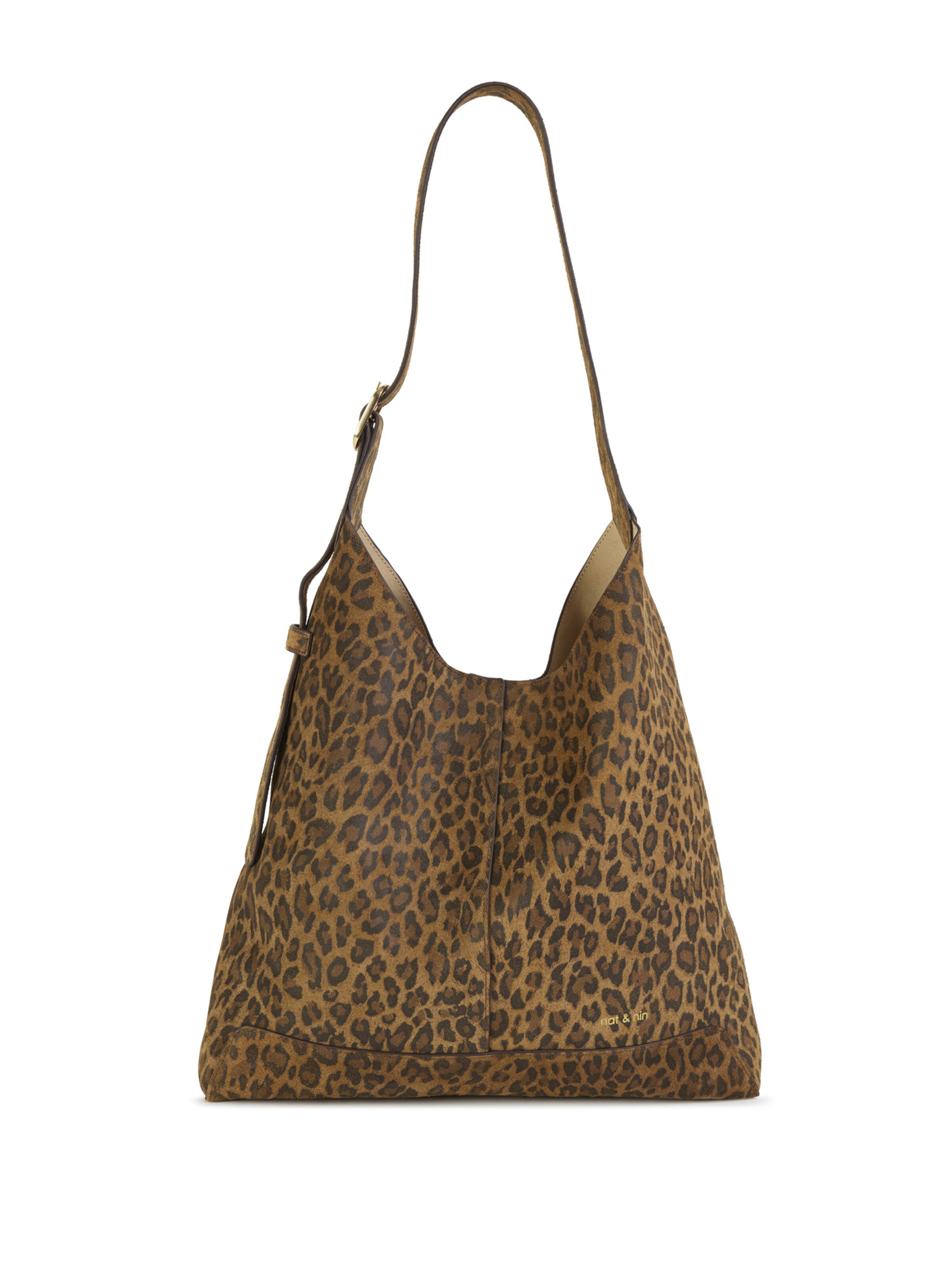 Nat&Nin Olkalaukku 'DONNA' värissä ruskea: etupuoli