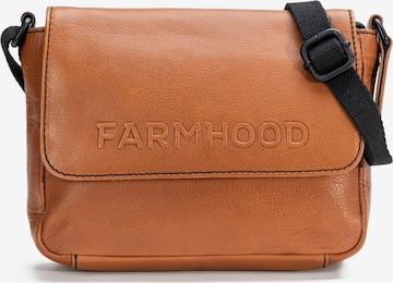 Farmhood Crossbody Bag in Brown: front