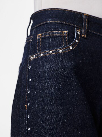 PIECES Wide Leg Jeans 'PCKarla' i blå