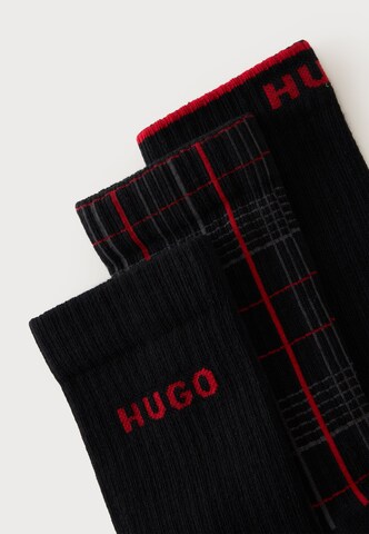 Șosete de la HUGO pe negru