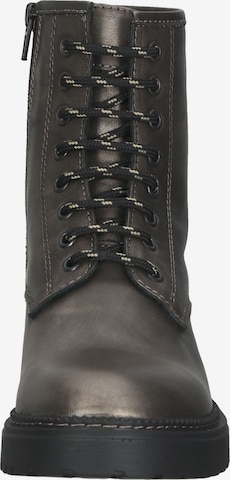 LAZAMANI Lace-Up Ankle Boots in Bronze