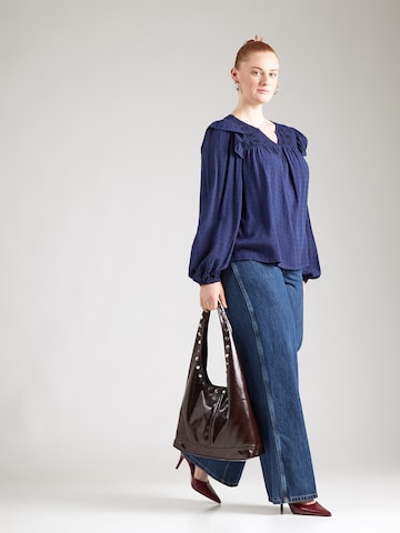 Camicia da donna 'CARLIDA' di ONLY Carmakoma in blu