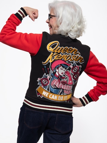 Queen Kerosin Between-Season Jacket 'We Can Do It' in Black