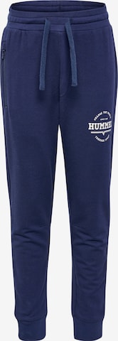 Effilé Pantalon 'Asher' Hummel en bleu : devant