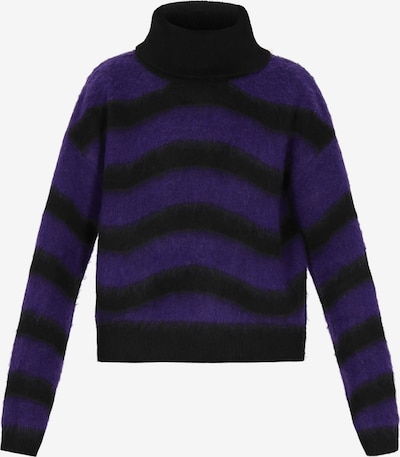 myMo ROCKS Pulover u ljubičasta / crna, Pregled proizvoda