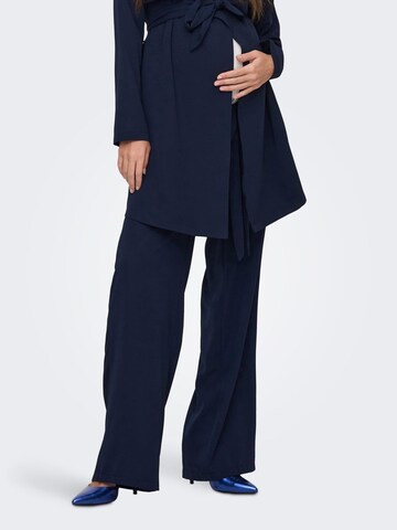 Pantalon Only Maternity en bleu : devant