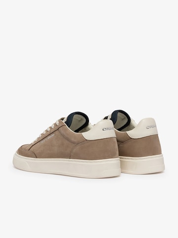 Sneaker bassa di Crime London in beige