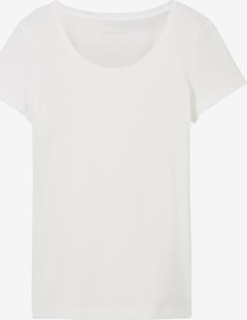 T-shirt TOM TAILOR en blanc : devant