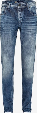 CIPO & BAXX Slimfit Jeans in Blauw: voorkant