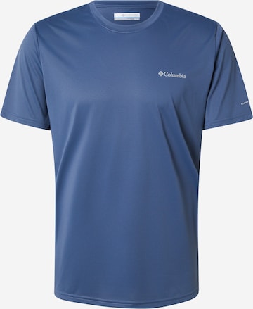 Tricou funcțional 'Hike' de la COLUMBIA pe albastru: față