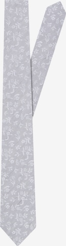 Cravate SEIDENSTICKER en gris : devant