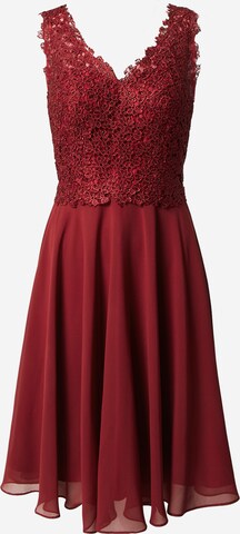 mascara Cocktail Dress in Red: front